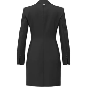Women's Boss Dackea Solid Patterned Blazer in Black