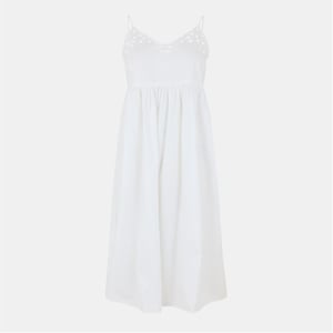 Women's Vero Moda Vera Spaghetti Strap Midi Dress in Snow White