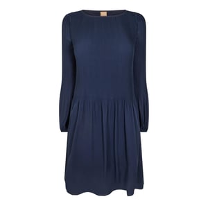 Women's Boss Dasie Skater Dress, Skater Dress Design in Dark Blue