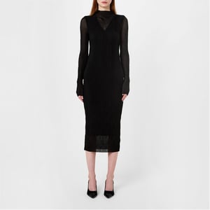Women's Boss Mesh Dress in Black 001