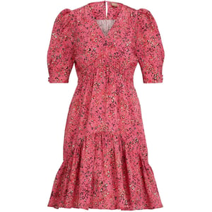 Women's Boss Dizziano V-Neck Short Sleeve Mini Dress in Open Misc