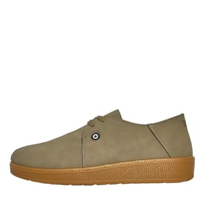 Men's Lambretta Perez Platform Low Top Sneakers in Sand