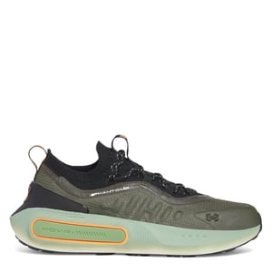 Men's Under Armour Phantom 4 Lace-Up Sock Trainers in Green