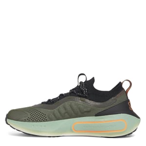 Men's Under Armour Phantom 4 Lace-Up Sock Trainers in Green