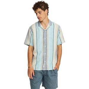 Revolution Short-sleeved cuban shirt blue