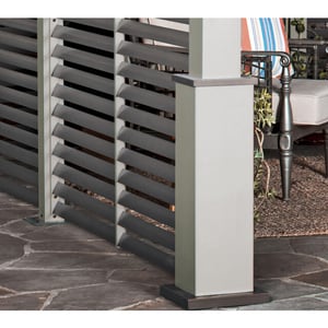 Sojag Nanda aluminium paviljoen incl. zijpaneel 363x363x313 cm -