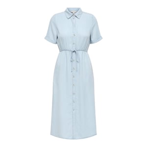 Only Onlcharis life 24 shirt dress wvn cc blue denim