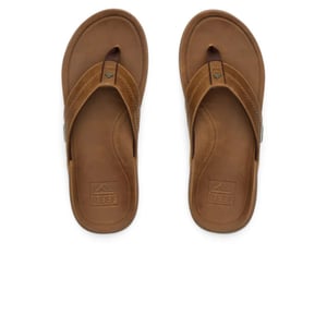 Reef Leather offshore brown heren slipper
