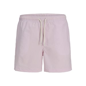 Jack & Jones Heren zwemshort jpstmaui ocean seersucker gestreept lila paars