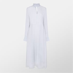 Women's Boss High Neck Maxi A-Line Dress in Open Misc