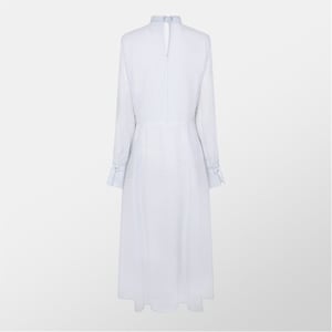 Women's Boss High Neck Maxi A-Line Dress in Open Misc