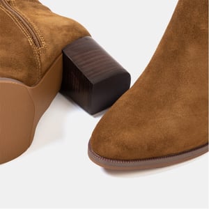 Women's Biba Suede Knee High Boot Ladies in Brown