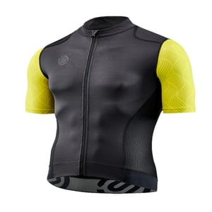 Men's Skins Elite Mock Neck Slim Fit T-Shirt in Yellow