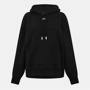 Kvinnors Off White Off Stampullover Hoody i Svart/Vit