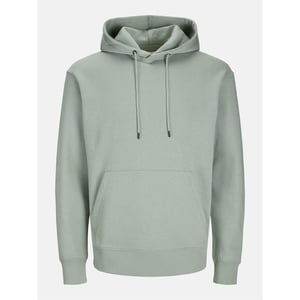 Men's Jack and Jones Basic Hoodie in Iceberg Green