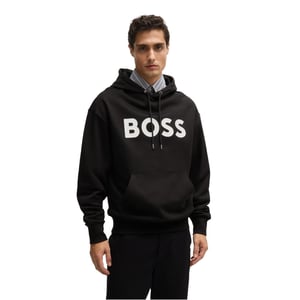 Men's Boss Sullivan Lettering Polo Shirt in Black