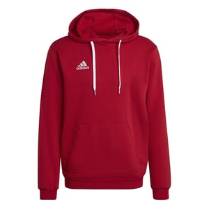 Men's adidas Hooded Neck Long Sleeve Kangaroo Pocket Sweatshirt in Power red