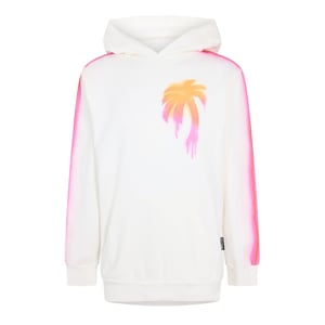 Men's Palm Angels Palm Palm Hoodie in White Multi