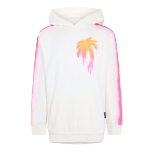 Men's Palm Angels Palm Palm Hoodie in White Multi