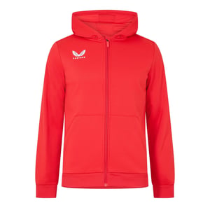 Men's Castore Zip Br Hoody in True Red