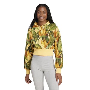 Women's adidas X Farm Hoodie in Spark/Gld/Grn