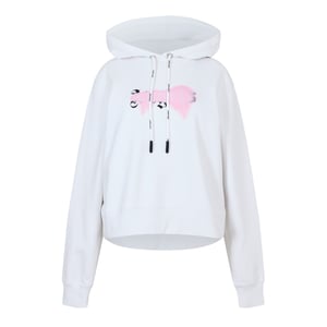 Women's Palm Angels Palm Pa Overshirt in White Pink
