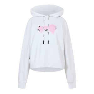 Women's Palm Angels Palm Pa Overshirt in White Pink