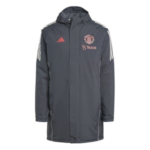 Men's adidas Manchester United Stadium Parka 24 25 in Carbon