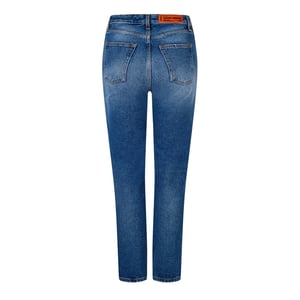 Women's Heron Preston Five Pocket Design Slim Jeans in Vintage Blue