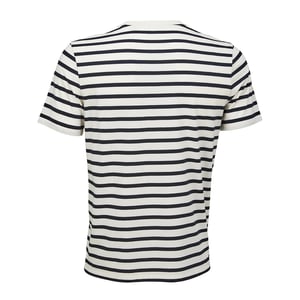 Russell Heren Authentiek Piqué Poloshirt (Uit White/Navy)