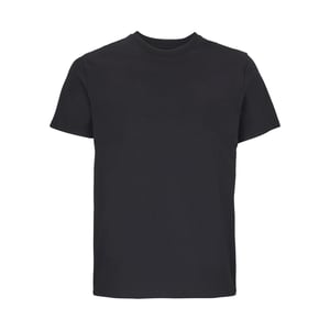 Russell Heren Authentiek Piqué Poloshirt (Diep zwart)