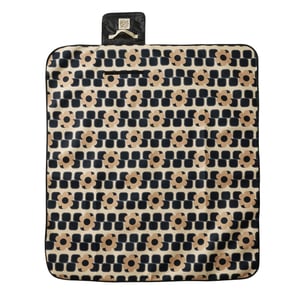 Regatta Orla Kiely Printed Picnic Blanket (Monochrome)