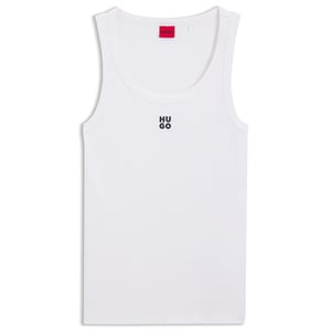 Women's Hugo Datamia Sleeveless Vest in White 100