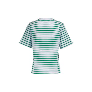 Studio Anneloes stripe studio floor t-shirt 13778 6672 light blue/grass green