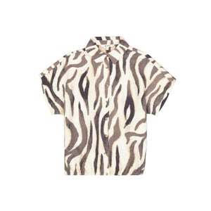 Garcia Jeans dames blouses 4319.08.0008 ecru dessin