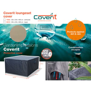 Garden Impressions Coverit loungeset hoes 235x235xh65 cm -
