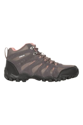 'Belfour' Women's Waterproof Boots with Rubber Outsole Walking Shoes Grey