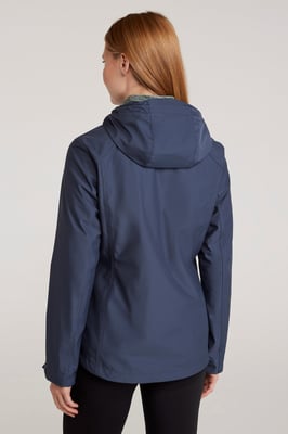 'Iona' Women's Softshell Jacket with Multiple Pockets Water Resistant Casual Everyday Coat Charcoal