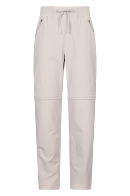 'Explorer' Women's Zip Off Trouser Short Lightweight Quick Dry Convertible Pants Beige