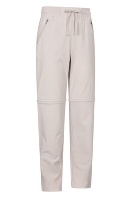 'Explorer' Women's Zip Off Trouser Short Lightweight Quick Dry Convertible Pants Beige