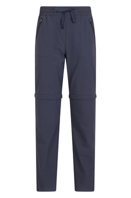 'Explorer' Women's Zip Off Trouser Short Lightweight Quick Dry Convertible Pants Navy