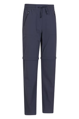 'Explorer' Women's Zip Off Trouser Short Lightweight Quick Dry Convertible Pants Navy