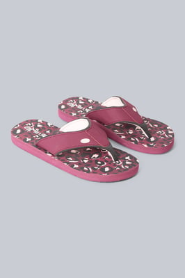 'Swish' Women's Flip Flops with Soft Padded Upper Straps Slip-on Beach Sandals Light Pink