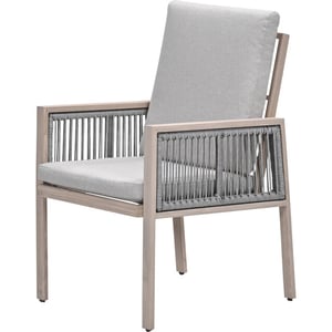 Garden Impressions Decala aluminium dining tuinstoel licht eikenlook