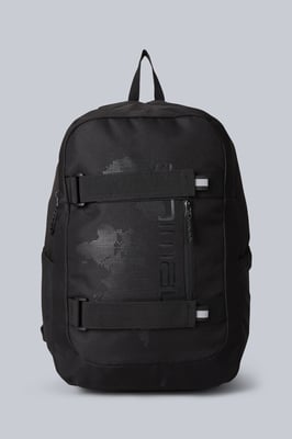 'Axle Skater' Unisex Backpack with Padded Airmesh Back Everyday Bag Black