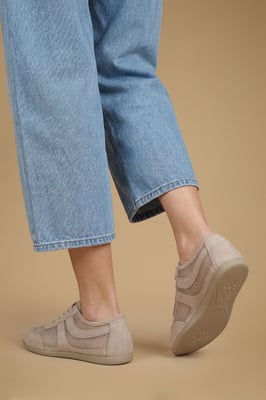 Lucy Mesh Lace Up Trainers