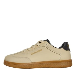 Women's Original Penguin Salsa Round Toe Flat Heel Court Shoes in Cream