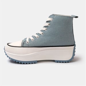 Women's Firetrap Platform Hi Top Ladies Trainers in Blue