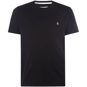 Men's Original Penguin Point Embroidered T-Shirt in Black