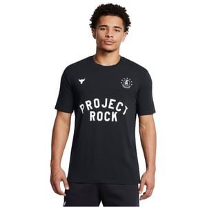 Men's Under Armour Regular Fit Large Genie Text Graphic T-Shirt in Black